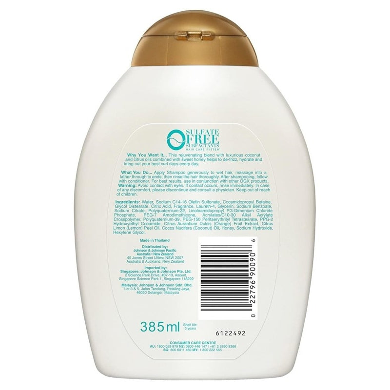 Ogx Shampoo Coconut Curls 13oz