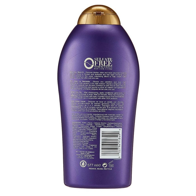 Ogx Conditioner Biotin & Collagen 19.5oz Bonus