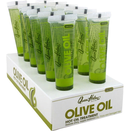 Queen Helene Hot Oil Olive Oil Treatment 1oz Tube (12 Pieces)