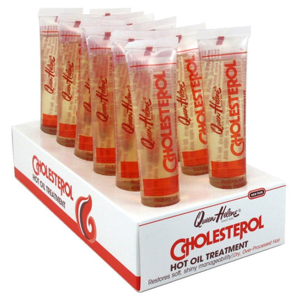 Queen Helene Cholesterol Hot Oil 1oz Tube (12 Pieces) Display
