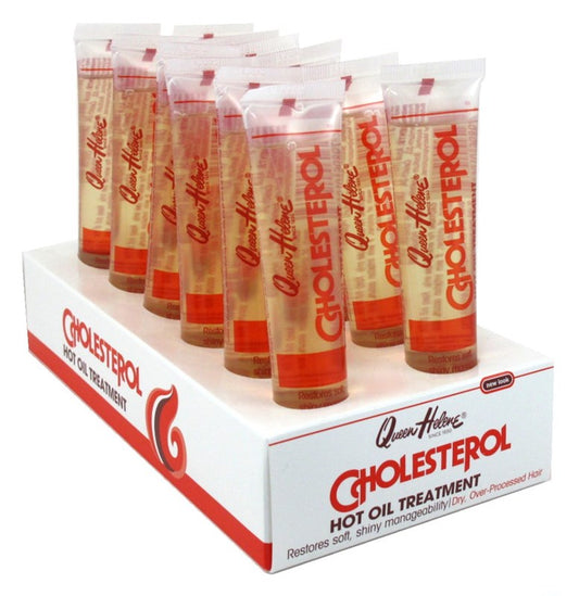 Queen Helene Cholesterol Hot Oil 1oz Tube) Display