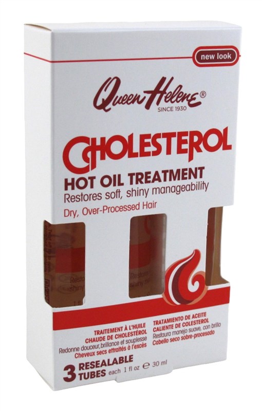Queen Helene Cholesterol Hot Oil Treatment 3 Ct 1oz Tubes