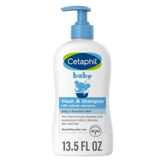 Cetaphil Baby Wash And Shampoo 13.5oz Pump