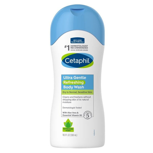 Cetaphil Body Wash Ultra Gentle Refreshing 16.9oz