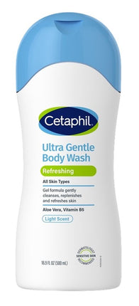 Cetaphil Body Wash Ultra Gentle Refreshing 16.9oz
