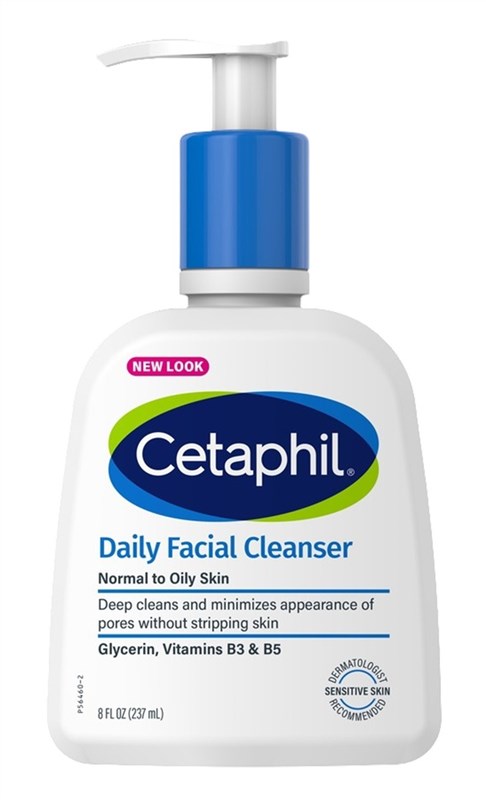 Cetaphil Daily Facial Cleanser 8oz Normal To Oily Skin