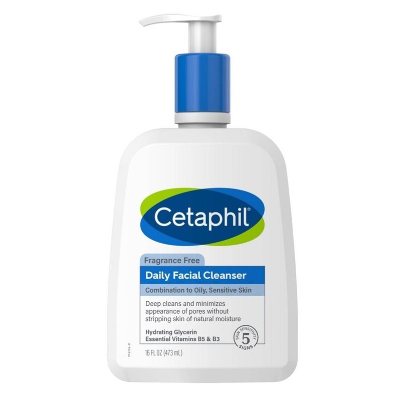 Cetaphil Daily Facial Cleanser 16oz Combination To Oily Skin