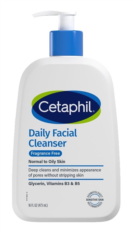 Cetaphil Daily Facial Cleanser Fragrance-Free 16oz