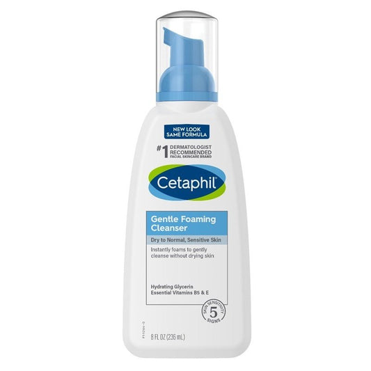 Cetaphil Gentle Foaming Cleanser 8oz Dry To Normal