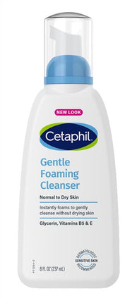 Cetaphil Gentle Foaming Cleanser 8oz Dry To Normal
