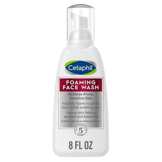 Cetaphil Foaming Face Wash 8oz Redness-Prone Sensitive Skin