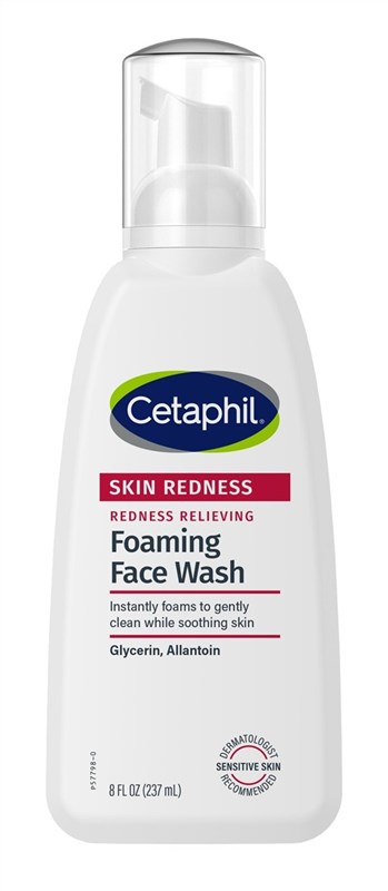 Cetaphil Foaming Face Wash 8oz Redness-Prone Sensitive Skin