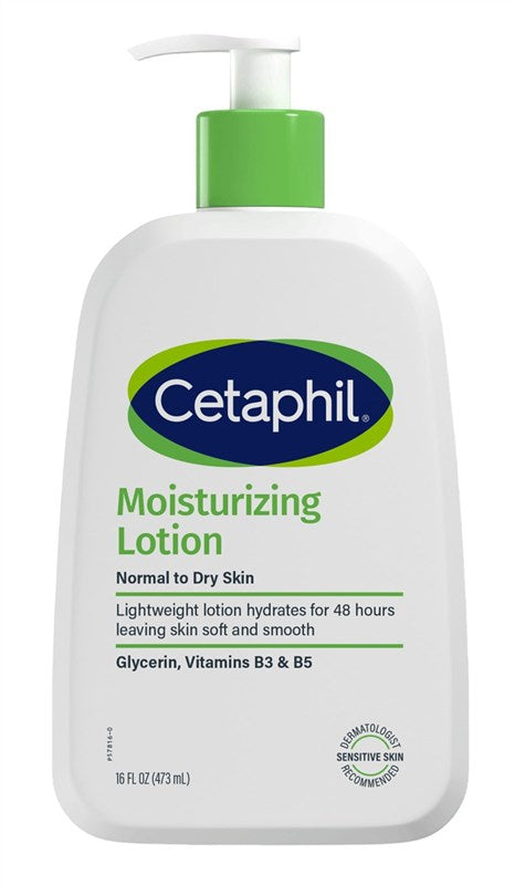 Cetaphil Moisturizing Lotion 16oz Pump Normal To Dry Skin