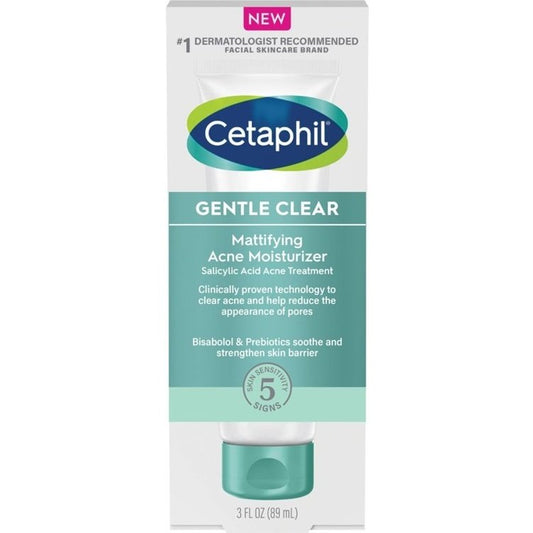 Cetaphil Gentle Clear Acne Moisturizer Mattifying 3oz