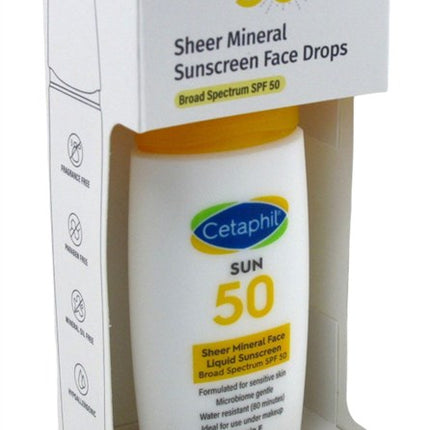 Cetaphil Sun Spf#50 Sheer Mineral Face Sunscreen 1.7oz
