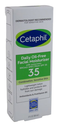 Cetaphil Daily Facial Spf#35 Moisturizr Oil-Free 3oz