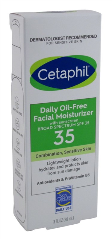 Cetaphil Daily Facial Spf#35 Moisturizr Oil-Free 3oz