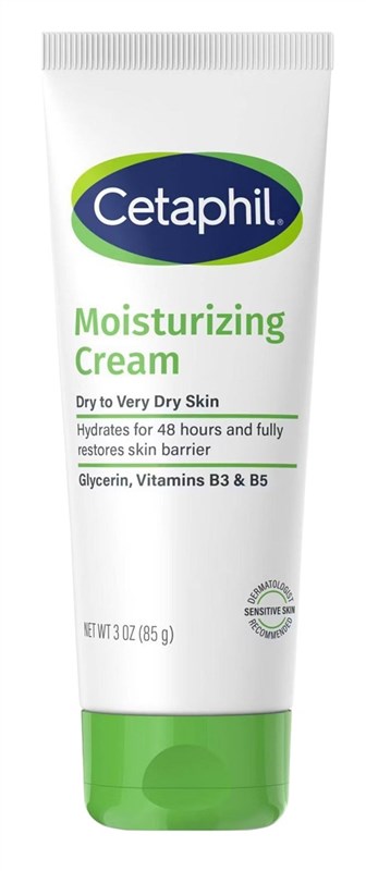 Cetaphil Moisturizing Cream 3oz Tube Very Dry/Sensitive