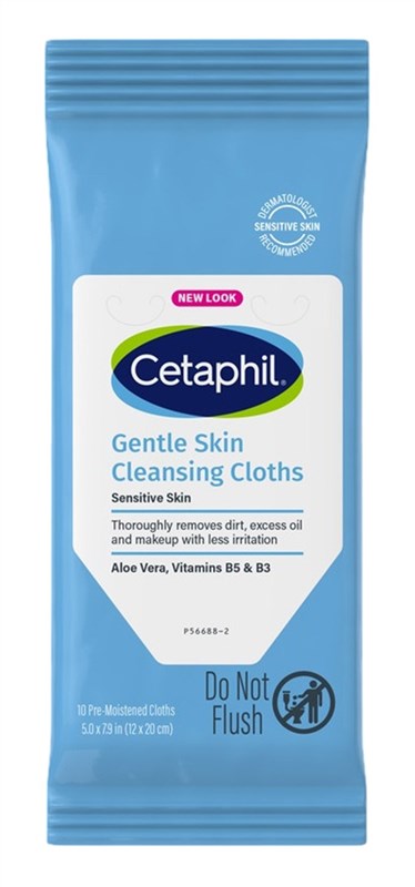 Cetaphil Gentle Skin Cleansing Clothes 10 Count