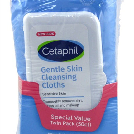 Cetaphil Gentle Skin Cleansing Clothes 25 Count Twin-Pack
