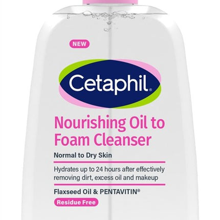 Cetaphil Nourishing Oil To Foam Cleanser 8oz Normal/Dry