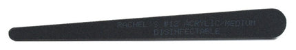 Rachels #12 Acrylic Medium Pointed Files 50 Count Black