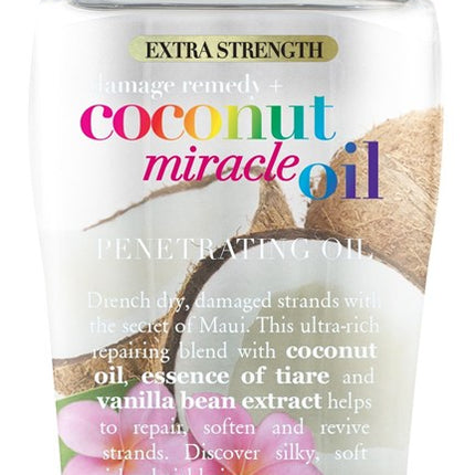 Ogx Coconut Miracle Oil Penetrating 3.3oz X-Strength