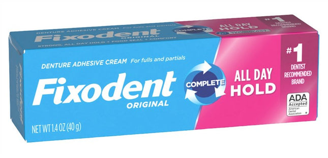 Fixodent Denture Adhesive Cream Original 1.4oz