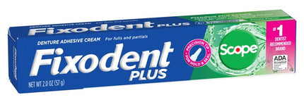 Fixodent Denture Adhesive Plus Scope 2oz