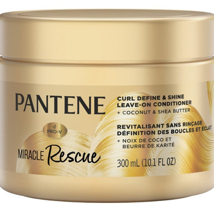 Pantene Miracle Rescue Leave- On Conditioner 10.1oz Jar