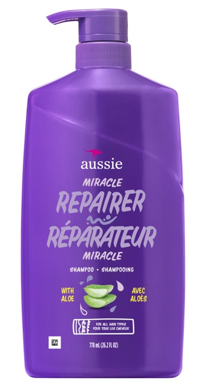 Aussie Shampoo Miracle Repairer With Aloe 26.2oz Pump