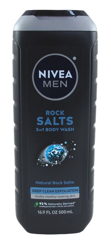 Nivea Men Body Wash Rock Salts Clean 16.9oz