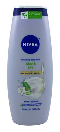 Nivea Body Wash 20oz Fresh Aloe & Lily