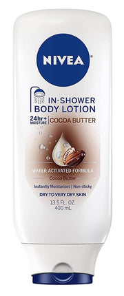 Nivea Lotion In-Shower Cocoa Butter 13.5oz(Dry To Very Dry)