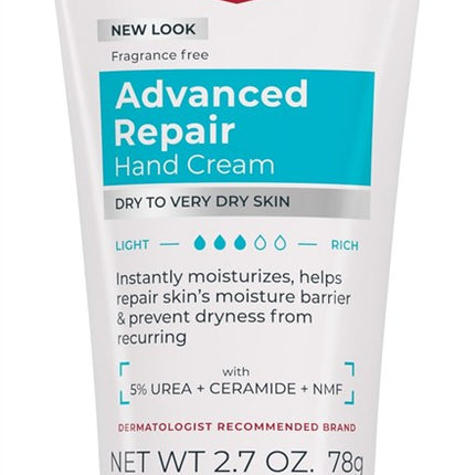 Eucerin Cream Advanced Repair Hand Dry Skin 2.7oz Tube