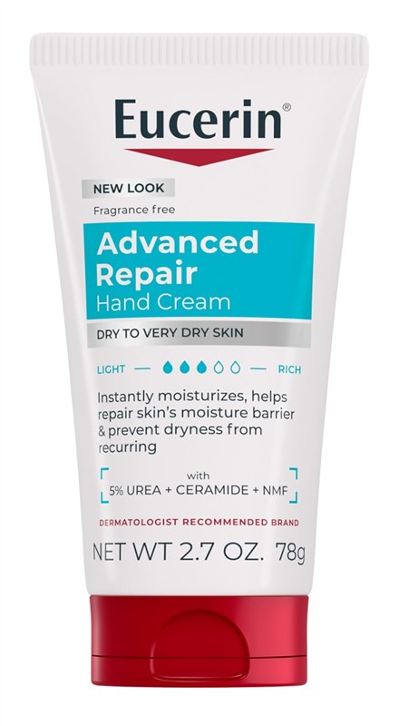Eucerin Cream Advanced Repair Hand Dry Skin 2.7oz Tube