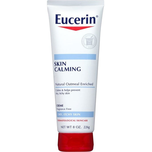 Eucerin Creme Skin Calming 8oz Tube (Fragrance-Free)