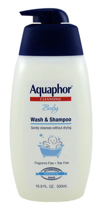 Aquaphor Baby Cleansing Wash & Shampoo 16oz Pump