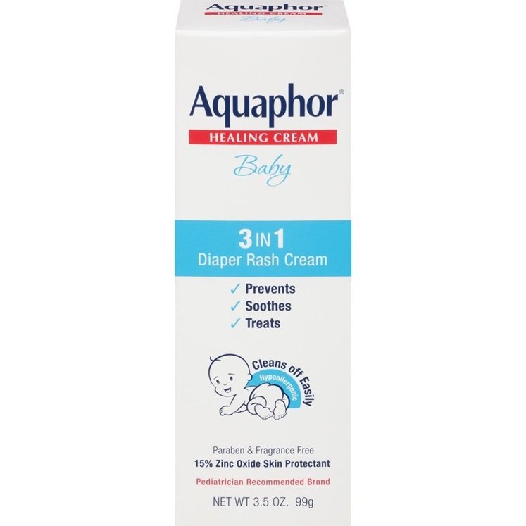 Aquaphor Baby Healing Cream 3 In 1 Diaper Rash 3.5oz