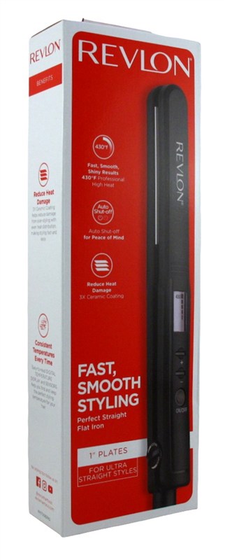 Revlon Flat Iron 1Inch Perfect Straight Digital Display