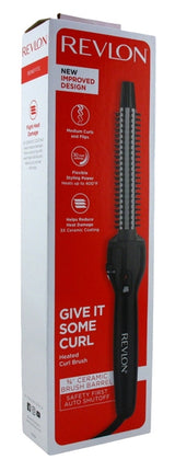 Revlon Heated Curl Brush 0.75Inch Auto Shutoff