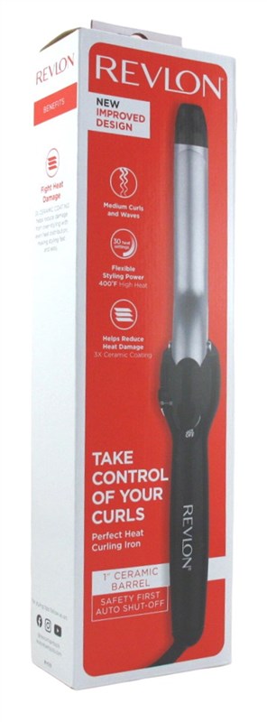 Revlon Curling Iron 1Inch Ceramic Perfect Heat