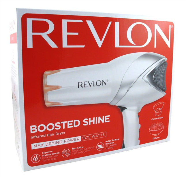 Revlon Dryer Infrared Boosted Shine W/Attachments 1875 Watt