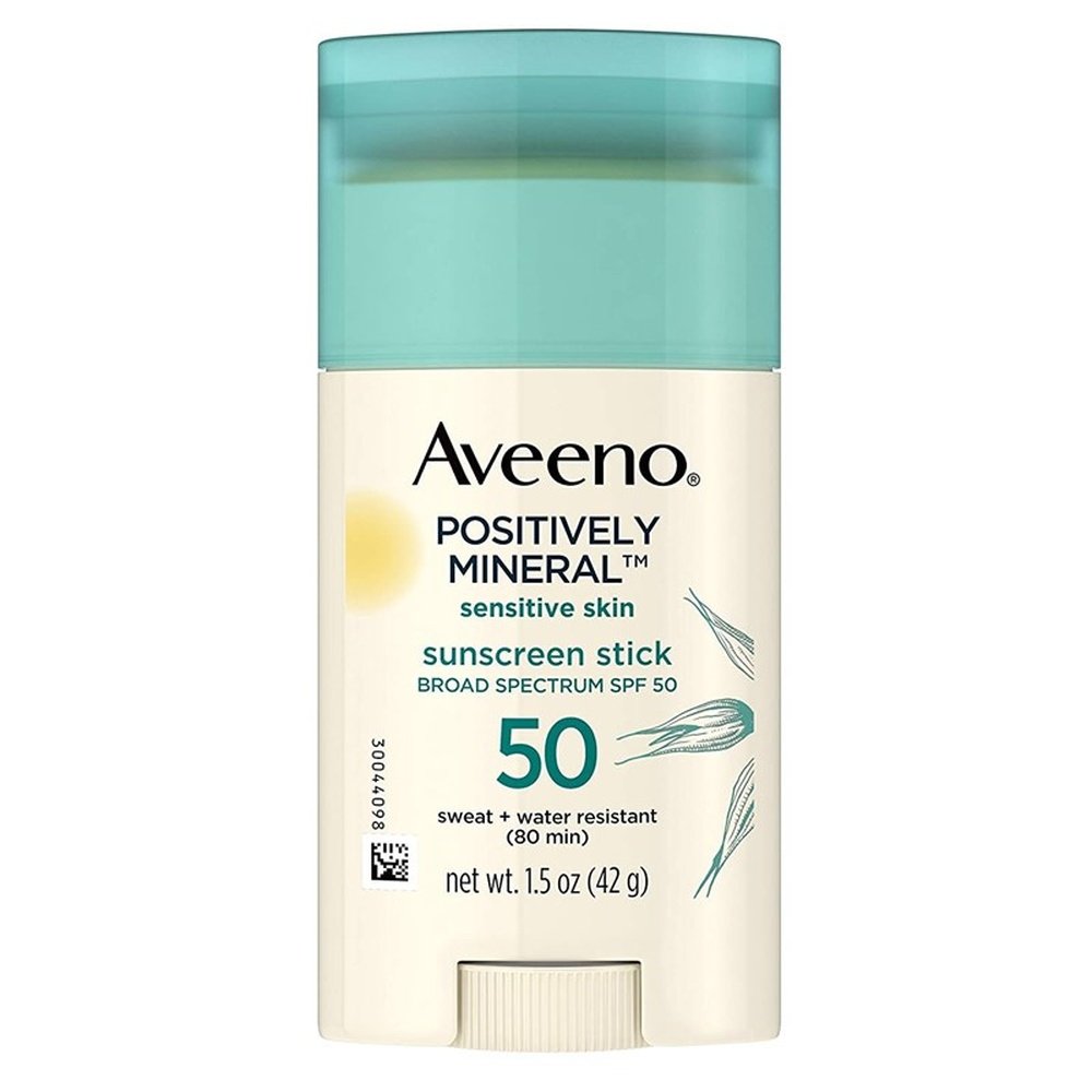 Aveeno Positively Mineral Spf#50 Sensitive Stick 1.5oz