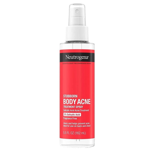 Neutrogena Stubborn Body Acne Treatment Spray No Frag 5.5oz