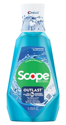 Scope Mouthwash Outlast Cool Peppermint 33.8oz