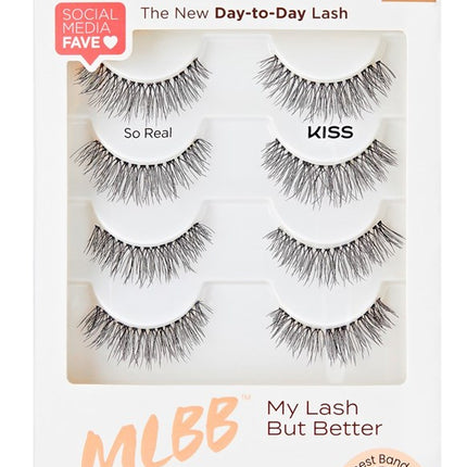 Kiss My Lash But Better Multi- Pack So Real 4-Pair