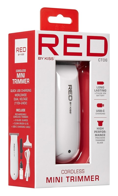 Kiss Red Trimmer Mini Cordless