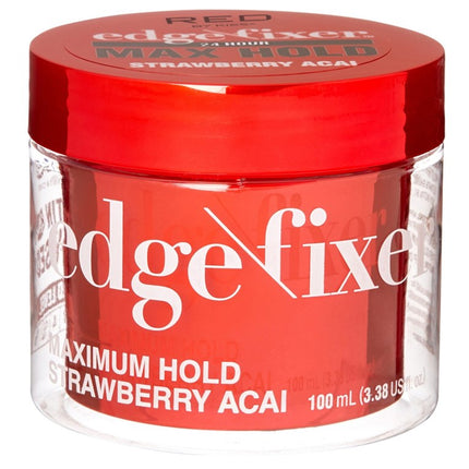 Kiss Red Edge Fixer Max Hold 24 Hr Strawberry 3.38oz Jar