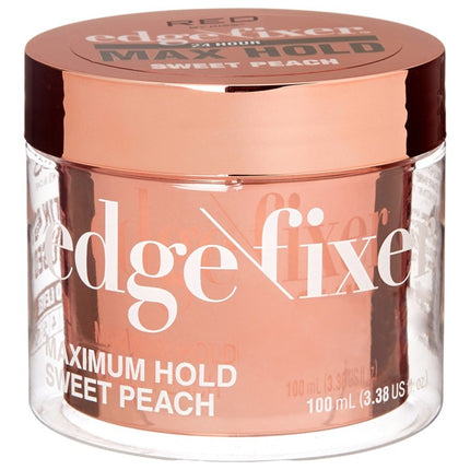 Kiss Red Edge Fixer Max Hold 24 Hr Sweet Peach 3.38oz Jar